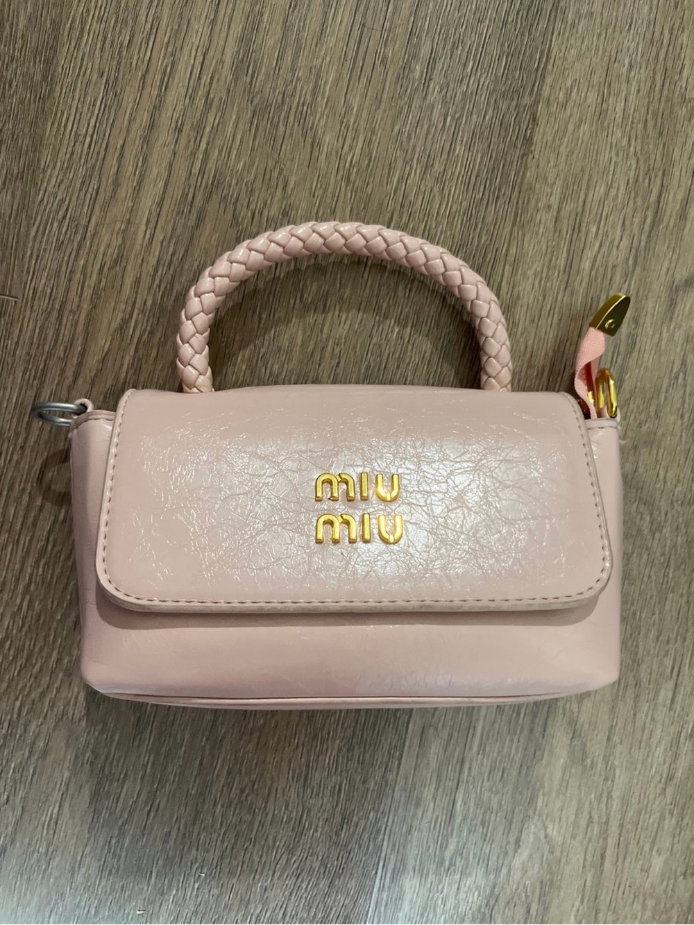 Miu Miu Pink Top-Handle Mini Bag